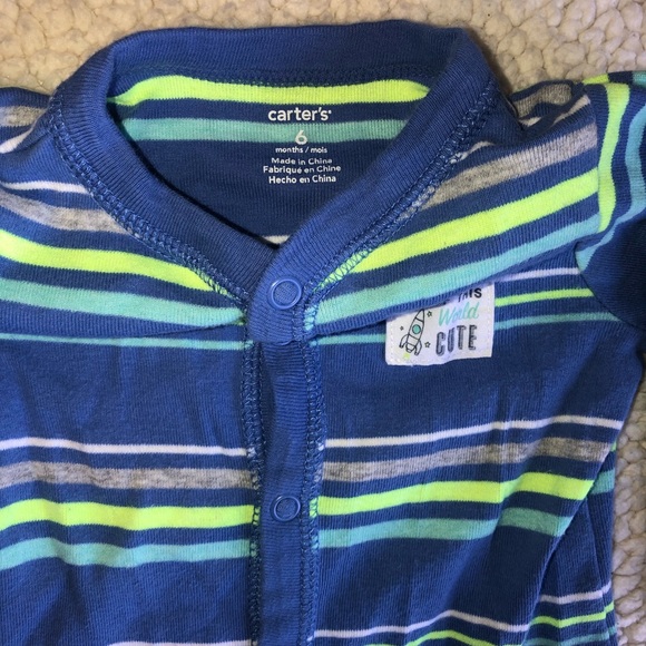 Set of Two Carter’s Baby Footed Pijamas - Picture 7 of 7